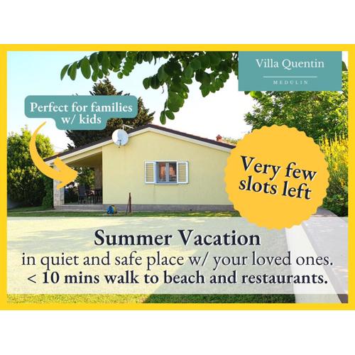 Villa Quentin - quiet place close to beach