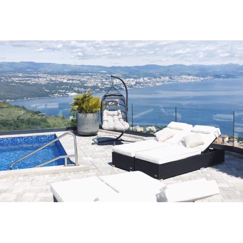 Villa White Pearl Opatija Luxury Stay with Pool and Sea View