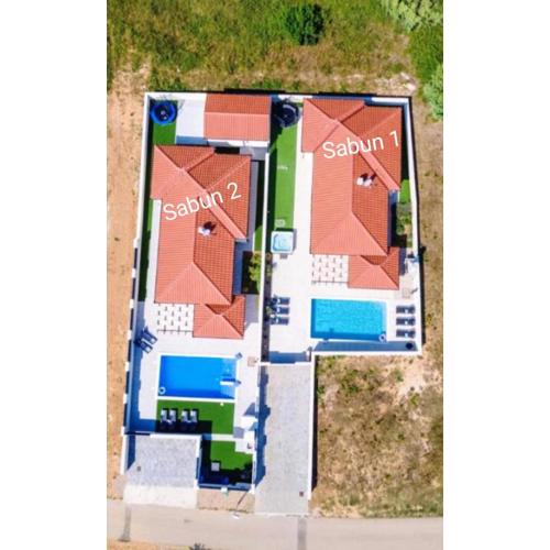 Villas Sabun - modern house with heated pool