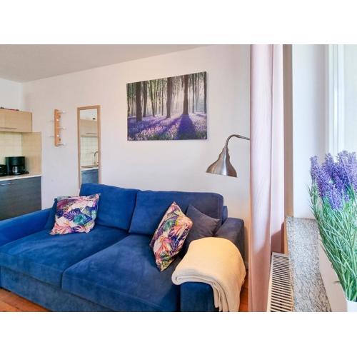 visit baltic - Kwartał Róży Wiatrów Apartament Lawendowy z sypialnią i balkonem