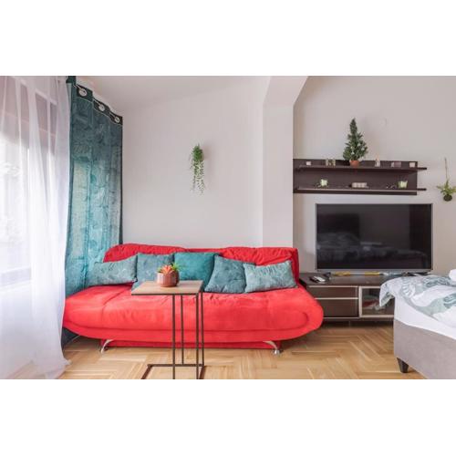 Warm house full of green ambient,joy and comfort
