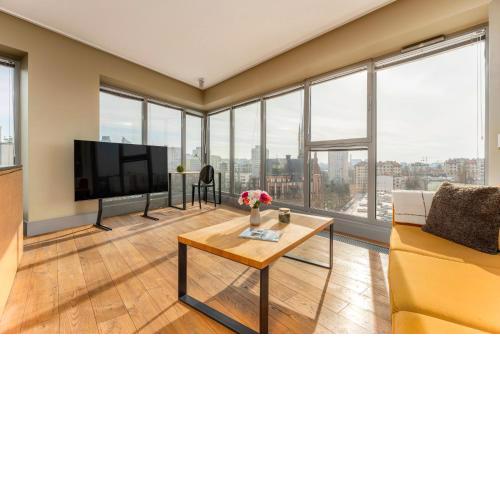 Warsaw City View Apartment Sokołowska