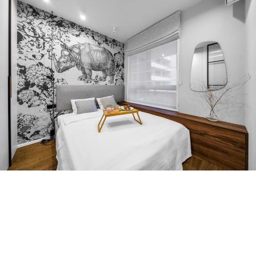Warsaw Postępu Apartment - Parking, Balcony, AC - by Rentujemy