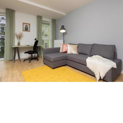 Warsaw Praga Stalowa Apartment with balcony by Noclegi Renters