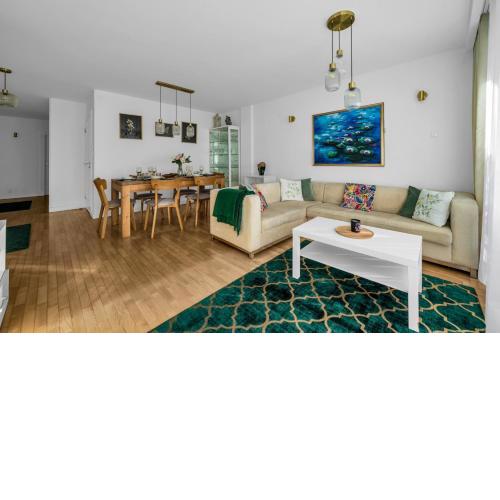 Warszawa Szczęśliwice Apartment - Home Office, Balcony and Parking - by Rentujemy