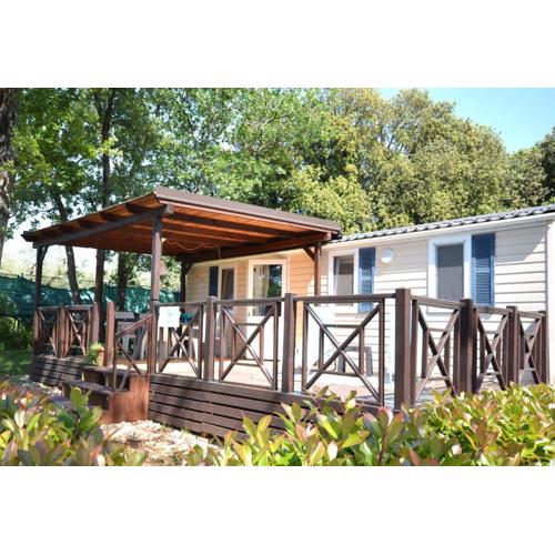 West Coast Mobilhome with XXL Terrace in Naturist Resort Solaris FKK