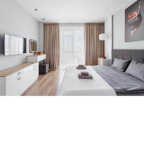 White Apartment in 12 Floor