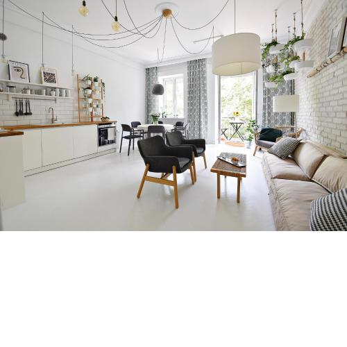 White Boho Apartment
