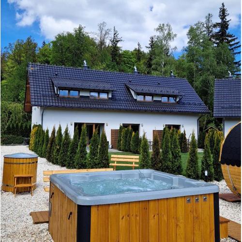 Widokowo - Domki z widokiem na Śnieżkę z Jacuzzi i Sauną