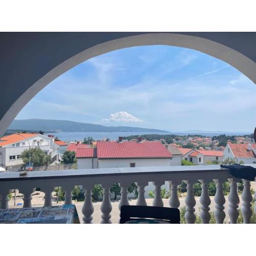 Wohnung mit Blick auf das Meer und großem Balkon