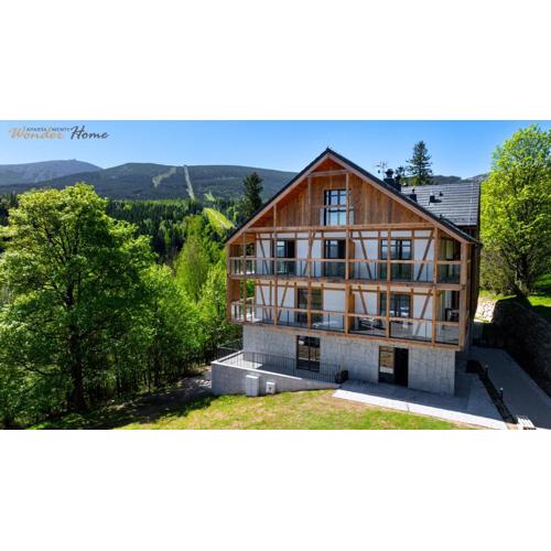 Wonder Home - Orlik Residence - Apartamenty z widokiem na Śnieżkę, blisko wyciągów, Ski Arena i Kościółka Wang