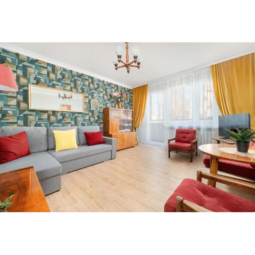 Wyjątkowy Apartament w Stylu Vintage z Balkonem by Noclegi Renters