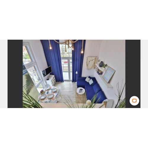 Wyjątkowy apartament z antresolą i dwoma sypialniami-500m od morza