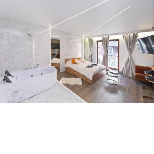 YOURAPART Chmielna Park Exclusive z Wanna wolnostojaca lub Jacuzzi