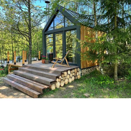 Zbrusu nový luxusní Tiny House kousek od Moravského krasu
