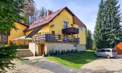 Beskydy pri Pustevnách: Penzión Na Lůkách s polpenziou, saunou, kúpacou kaďou + detské ihrisko a ohnisko