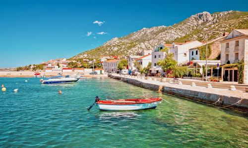 Chorvátsko: Karlobag len 400 m od pláže v Apartmánoch Marinko až pre 5 osôb s balkónom a vlastnou kuchyňou