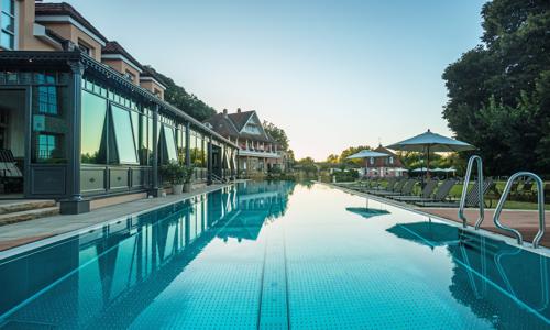 Dovolenka v údolí rieky Nahe: Hotel BollAnts – Spa im Park s polpenziou a wellness (3 500 m²) + welcome drink