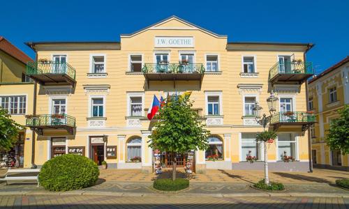 Františkovy Lázně: Spa Hotel Goethe *** s polpenziou, infrasaunou neobmedzene a procedúrami + hudobné večery
