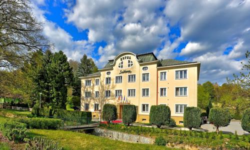 Krušné hory pri kúpeľoch: Active & Wellness Hotel Subterra ****+ s polpenziou, 3 saunami, vírivkou + vstupenka