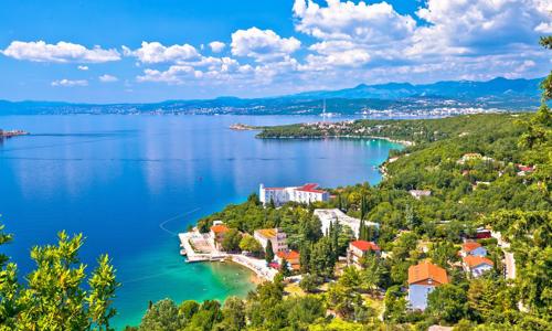 Pobyt na Krku: Omišalj len 50 m od pláže v depandancii Marina (Komplex Omišalj **) s polpenziou + dieťa zdarma