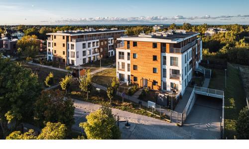 Pobyt v apartmáne pre 4 osoby 800 m od pláže v Residence - Apartamenty Sun & Snow Jastrzębia Góra + ihrisko